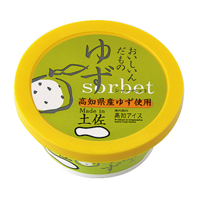 高知アイス ゆずシャーベット 115ml