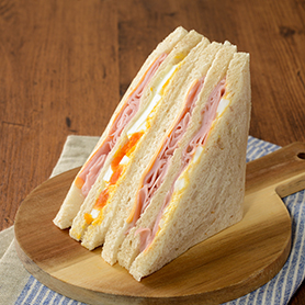 ハムチーズたまごサンド