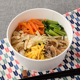 おだしで作った鶏飯