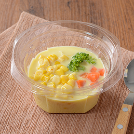 サプリスープ 食物繊維が摂れるとうもろこしの冷たいスープ