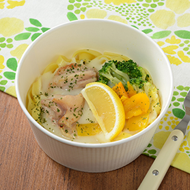 レモンクリーム生パスタ フェットチーネ