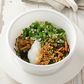 1食分の野菜が摂れるネバネバご飯（もち麦入りご飯）