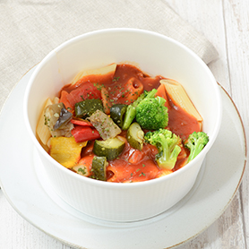 1食分の野菜が摂れるペンネアラビアータ