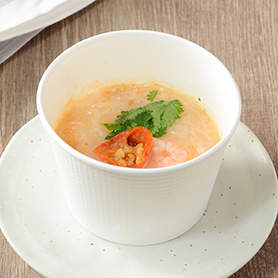 トムヤムクン風春雨スープ(コラーゲンゼリー入り)