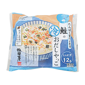 鮭の冷おだしやっこ