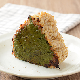 玄米焼おにぎり（大葉味噌）