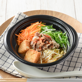 1食分の野菜が摂れる牛肉と厚揚げのピリ辛鍋