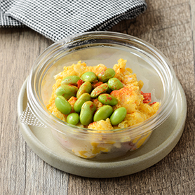 クラッシュたまごのスパイスポテトサラダ