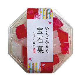 いちごみるく宝石菓