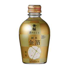 京のとくり 純米金箔 180ml