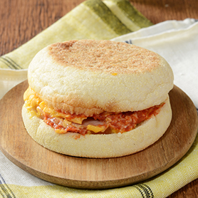 とろとろたまごのソーセージマフィン