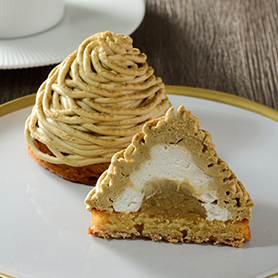 加賀棒ほうじ茶と和栗のモンブラン