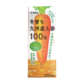 冬育ち九州産人参100％ 200ml