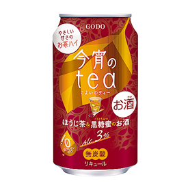 今宵のteaほうじ茶＆黒糖 350ml