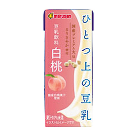 ひとつ上の豆乳 豆乳飲料白桃 200ml