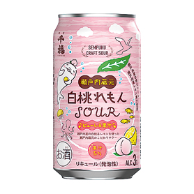 千福 白桃れもんサワー 350ml