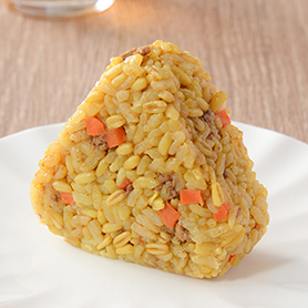 オーツ麦入りスパイシーカレーおにぎり