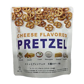 銀座製菓 プレッツェル6種のチーズ味
